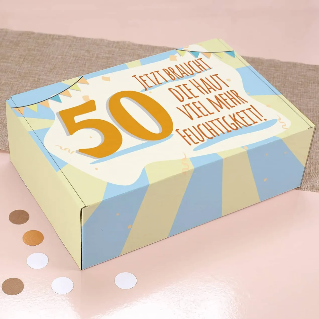 Jetzt braucht die Haut viel mehr Feuchtigkeit! - Aperol Geschenkset mit Ihrem Alter und Wunschname