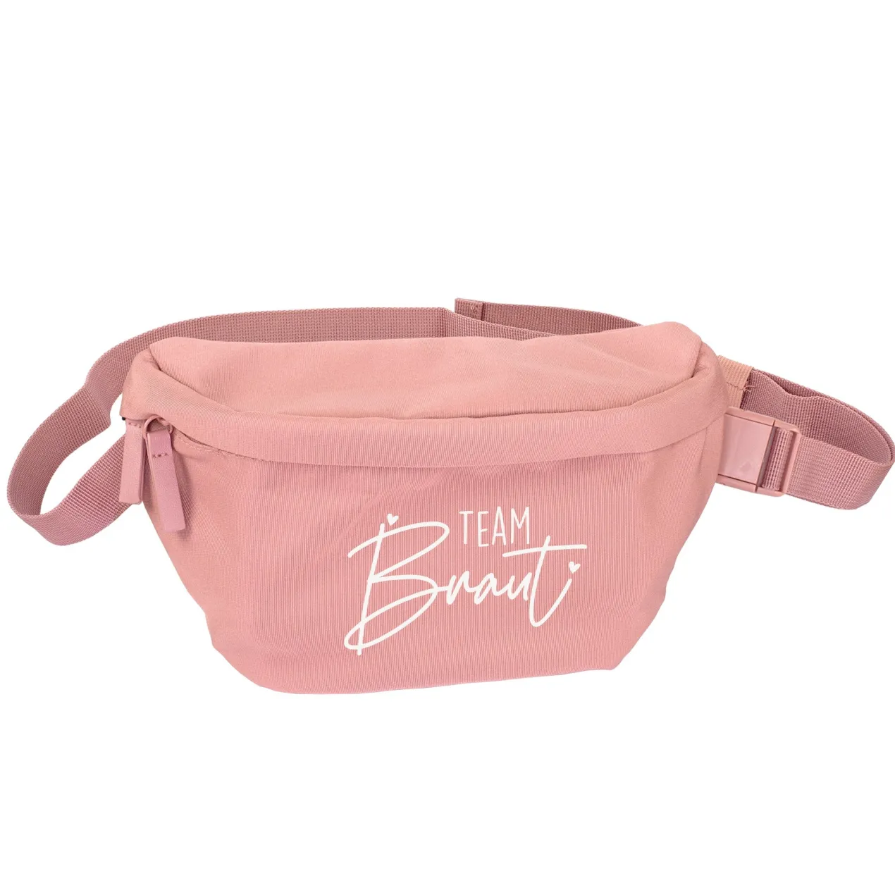 JGA Bauchtasche für Braut & Team Braut | Junggesellenabschied Tasche in Rosa oder Creme für Frauen