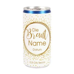 JGA-Secco für Braut und Team Braut mit Name und Datum