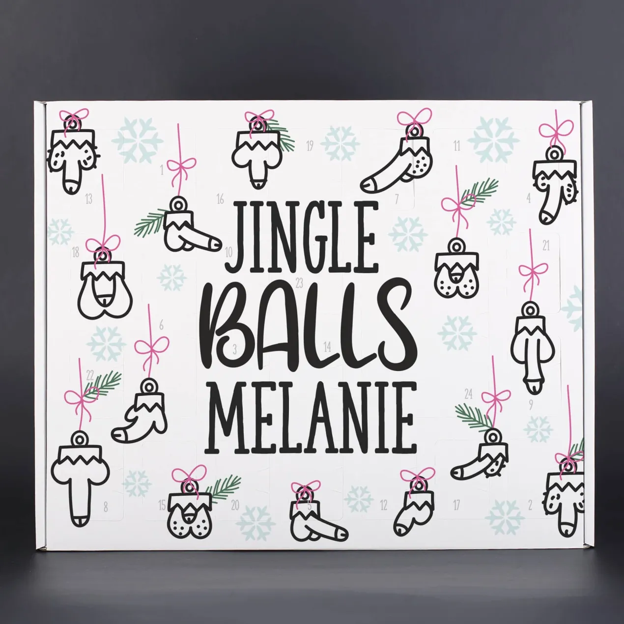 Jingle Balls - Penis Adventskalender zum selbst befüllen