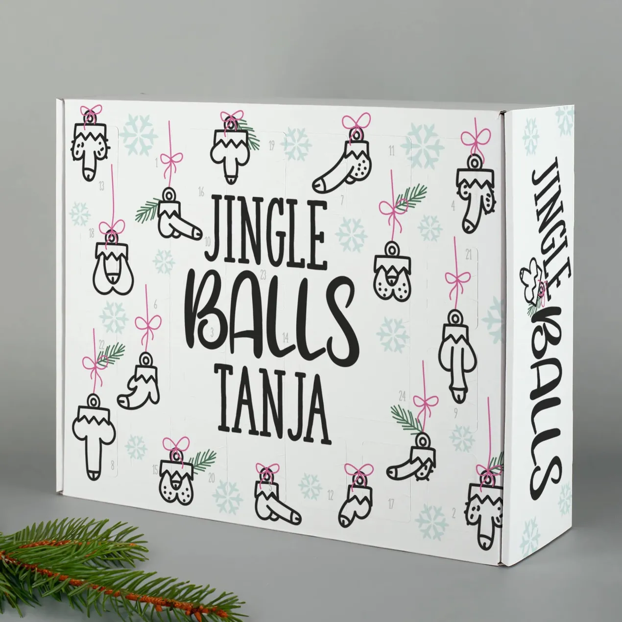 Jingle Balls - Penis Adventskalender zum selbst befüllen