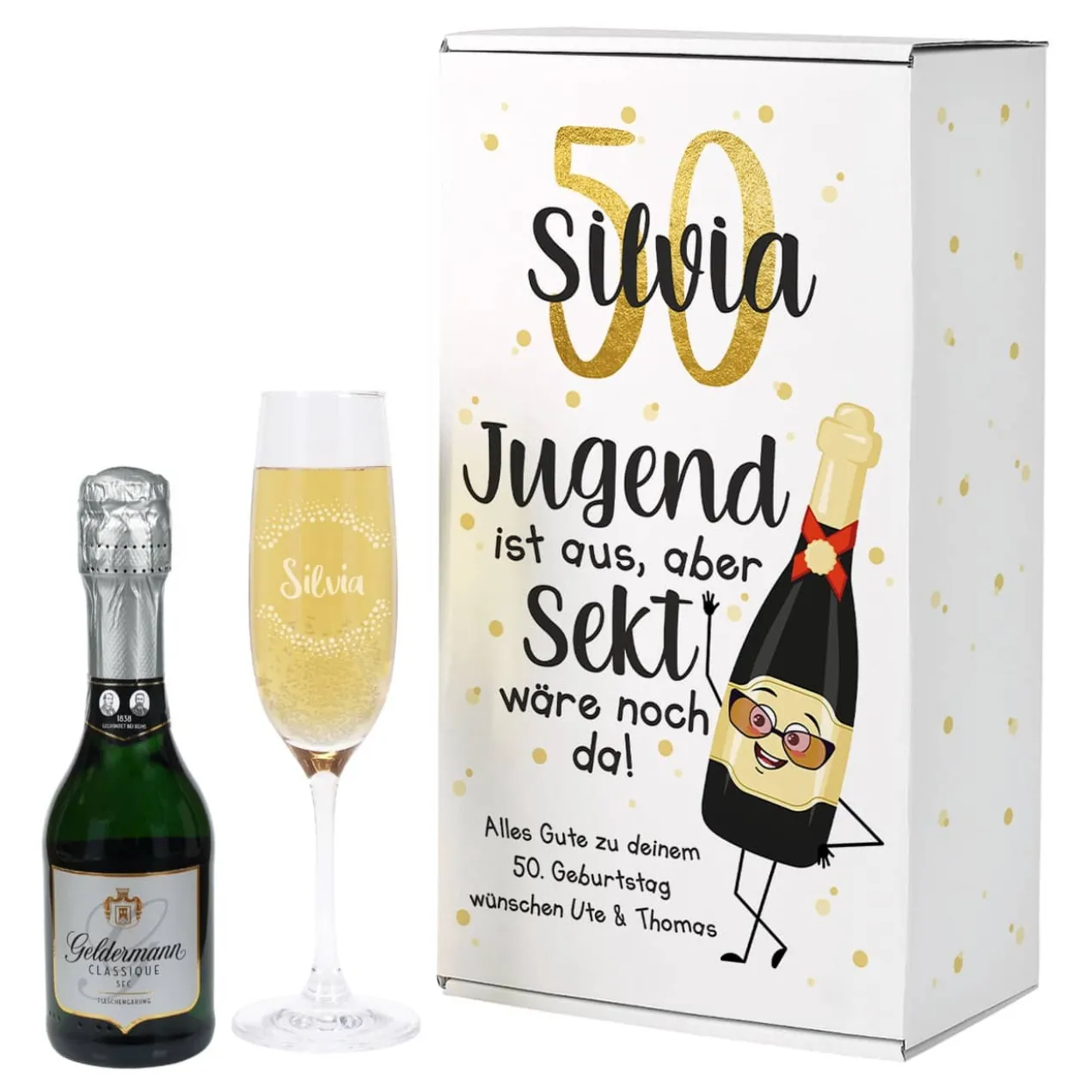 Jugend ist aus, aber Sekt wäre noch da! - Sekt Geschenkset zum Geburtstag | Geldermann
