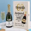 Jugend ist aus, aber Sekt wäre noch da! - Champagner Geschenkset zum Geburtstag