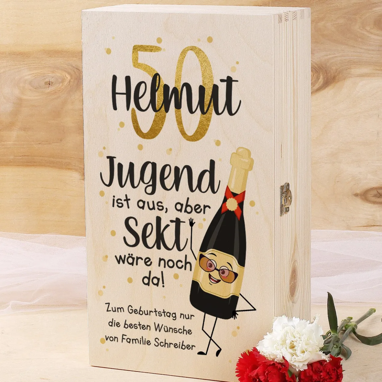 Jugend ist aus, aber Sekt wäre noch da! - Champagner Geschenkset zum Geburtstag