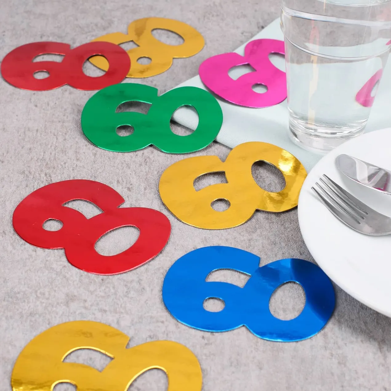 Jumbo-Konfetti zum 60. Geburtstag