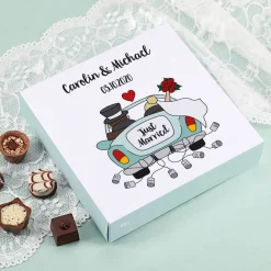 Just Married - Lindt Pralinen mit persönlicher Verpackung zur Hochzeit