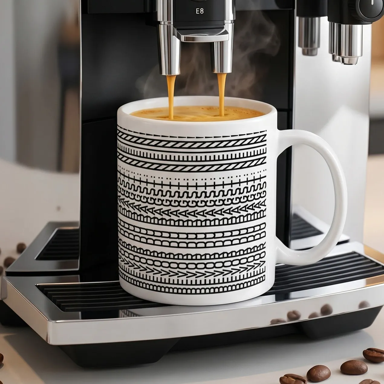 Kaffeetasse 'Bevor du fragst: Nein!' | Keramik Tasse mit versteckter Botschaft als lustiges Geschenk