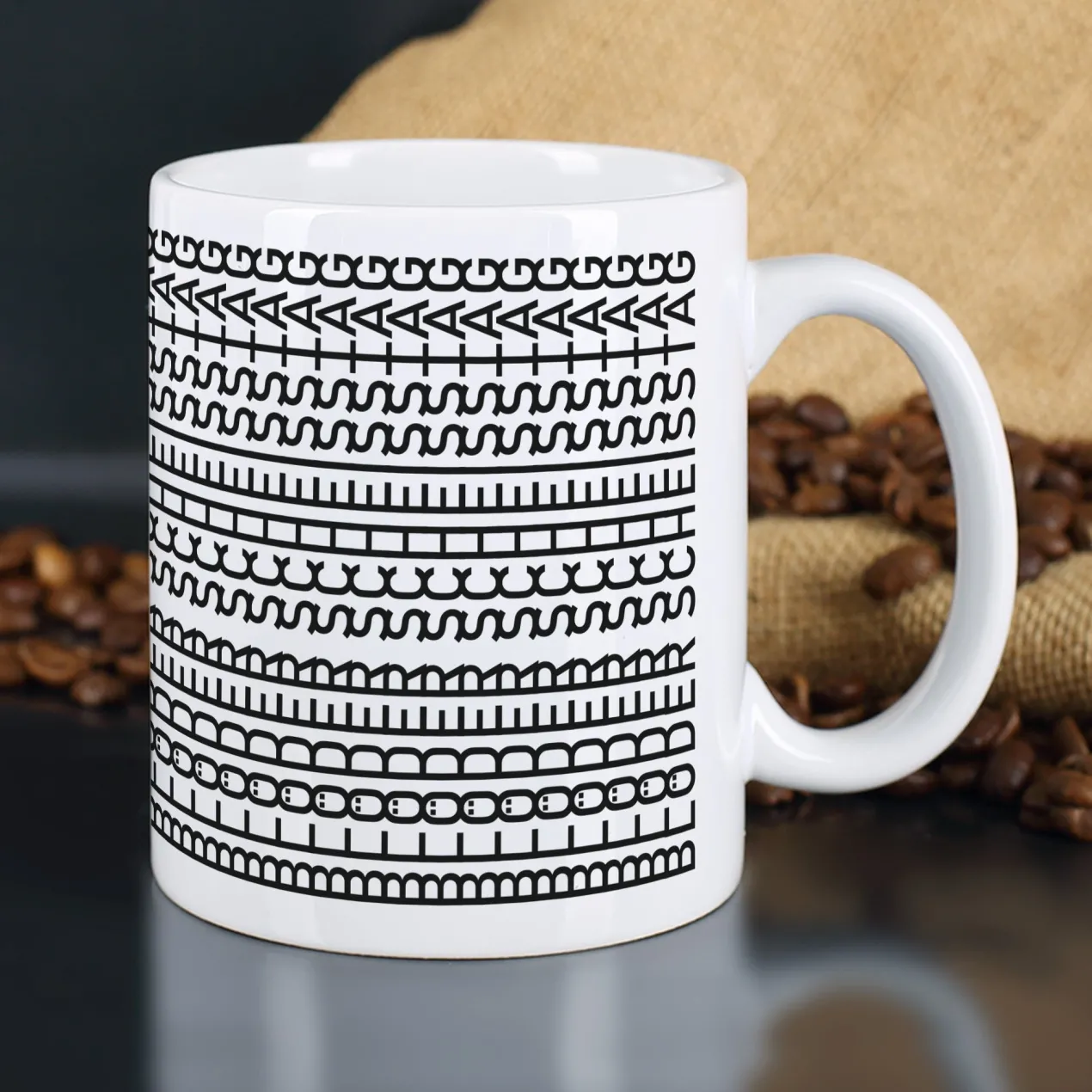 Kaffeetasse 'Blöder Scheißtag' | Tasse mit versteckter Botschaft als lustiges Geschenk mit Humor