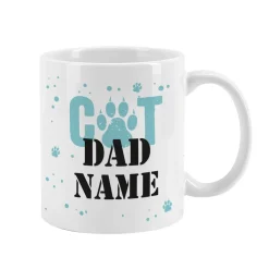 Kaffeetasse Cat Mom | Cat Dad mit Namen