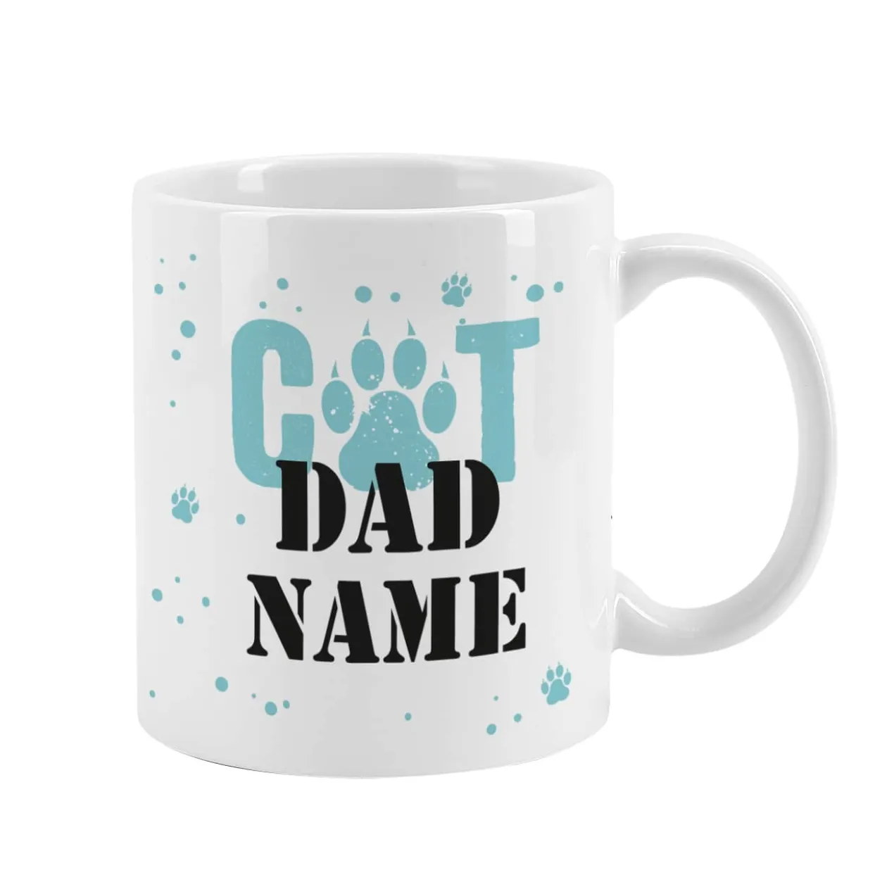 Kaffeetasse Cat Mom | Cat Dad mit Namen