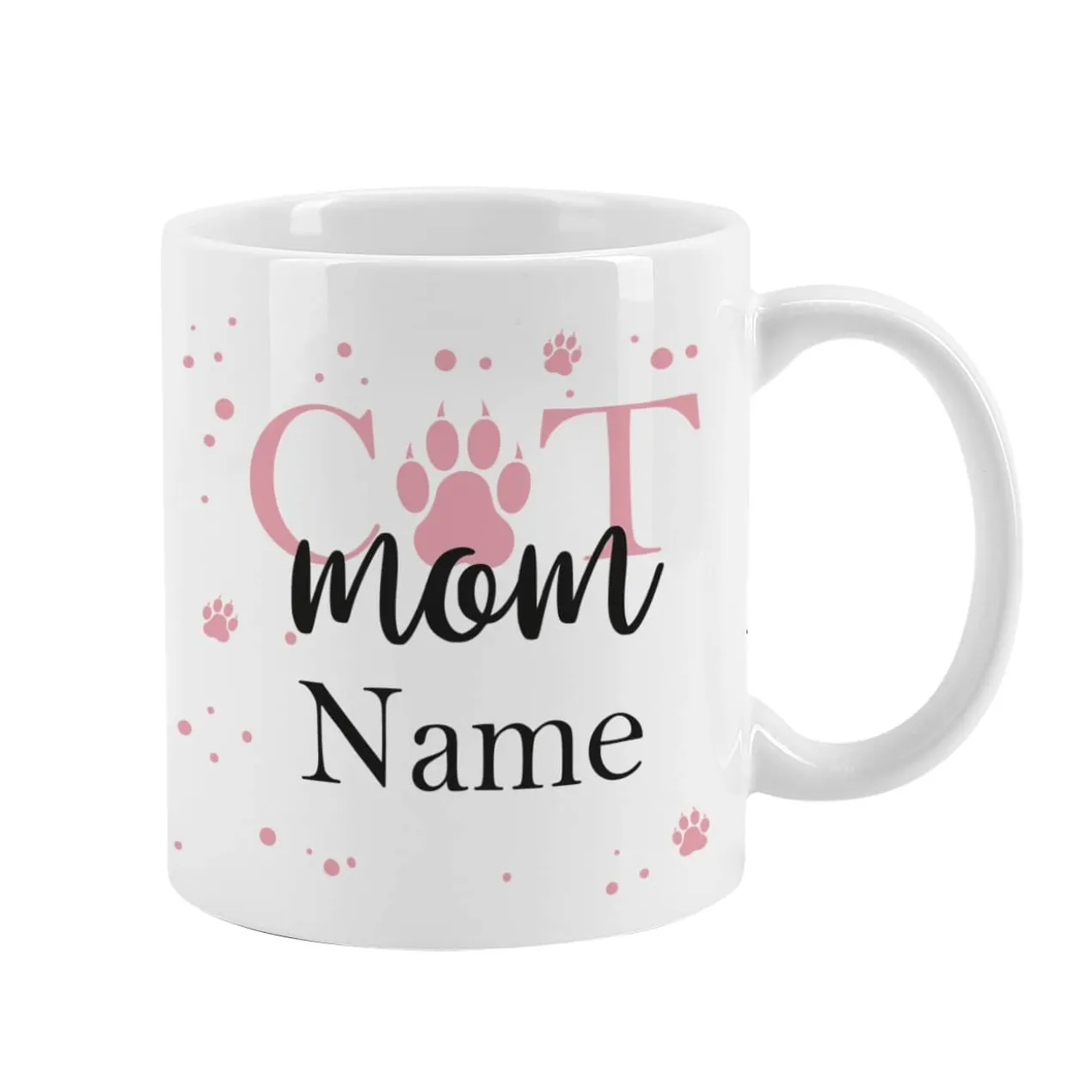 Kaffeetasse Cat Mom | Cat Dad mit Namen
