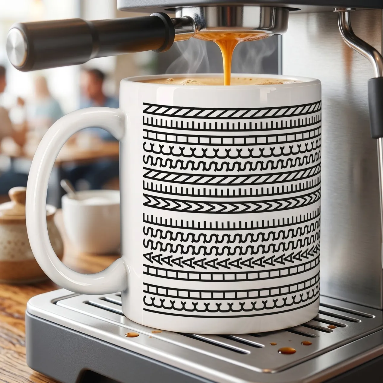 Kaffeetasse 'Ich hasse Menschen' | Tasse mit versteckter Botschaft als lustiges Geschenk