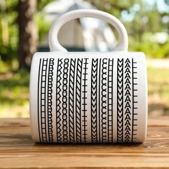 Kaffeetasse mit versteckter Botschaft 'Ihr könnt mich mal' | Tasse als lustiges Geschenk