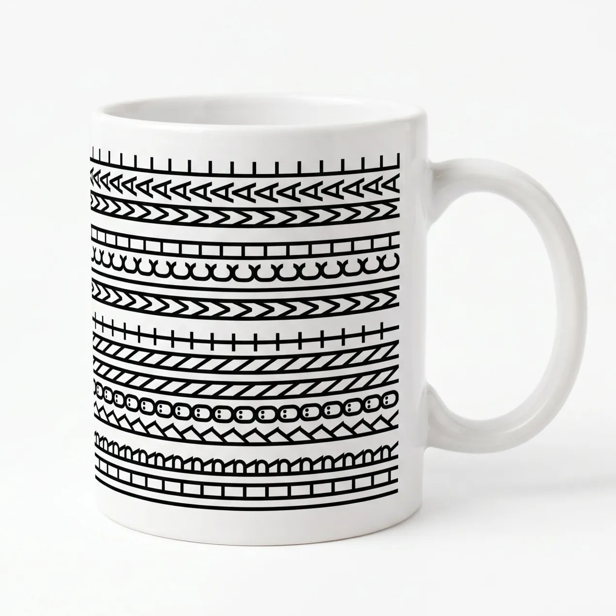 Kaffeetasse mit versteckter Botschaft 'Ihr könnt mich mal' | Tasse als lustiges Geschenk
