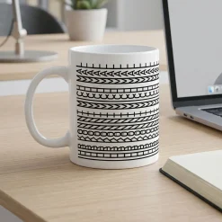 Kaffeetasse mit versteckter Botschaft 'Ihr könnt mich mal' | Tasse als lustiges Geschenk