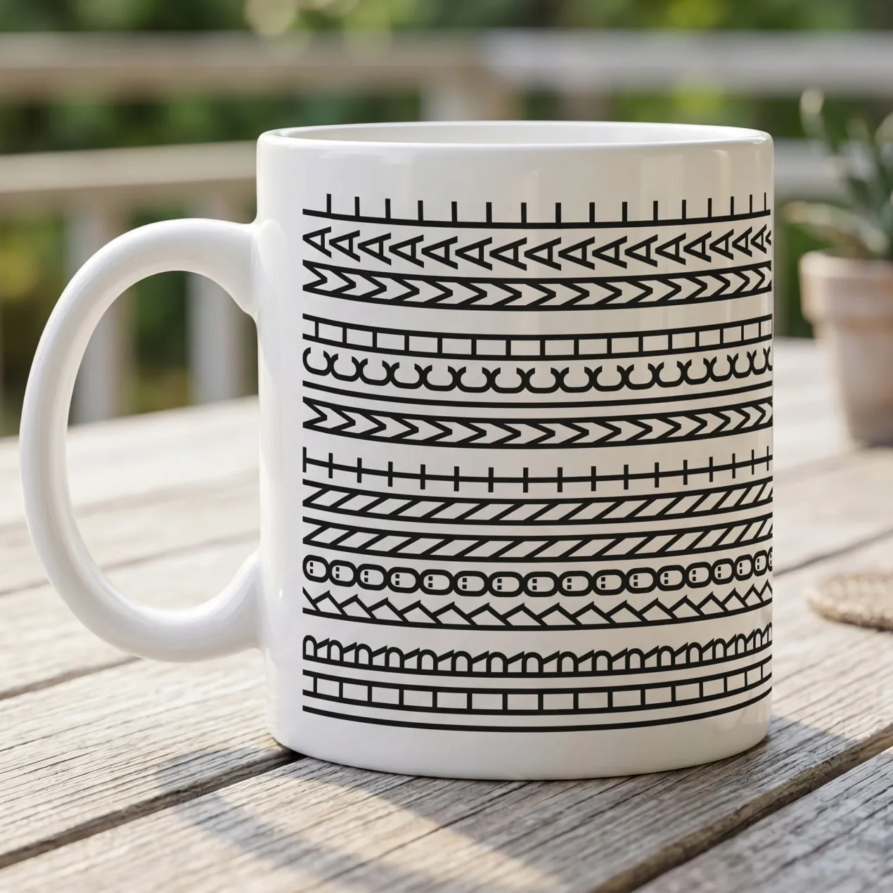 Kaffeetasse mit versteckter Botschaft 'Ihr könnt mich mal' | Tasse als lustiges Geschenk