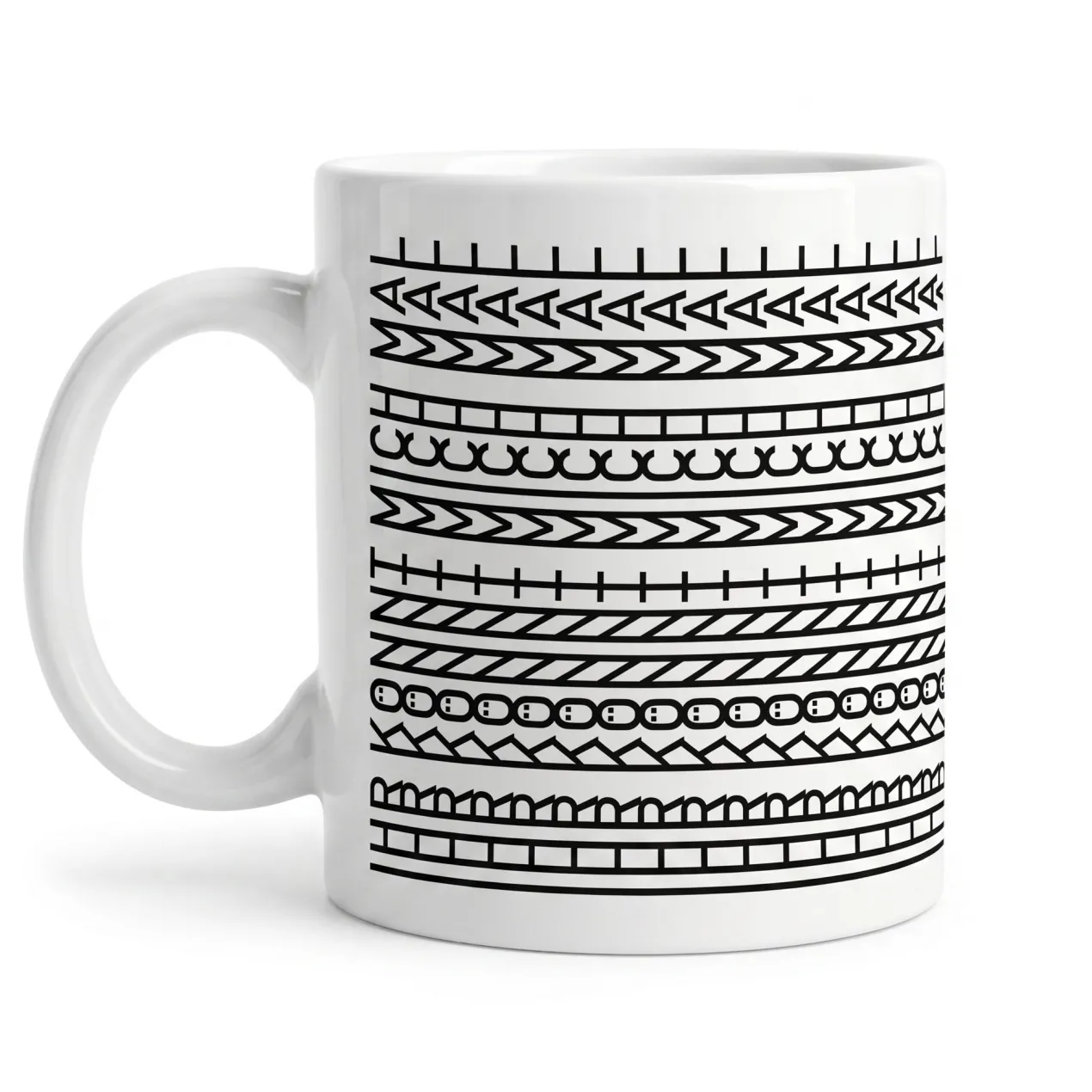 Kaffeetasse mit versteckter Botschaft 'Ihr könnt mich mal' | Tasse als lustiges Geschenk