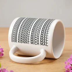 Kaffeetasse mit versteckter Botschaft 'Ihr könnt mich mal' | Tasse als lustiges Geschenk