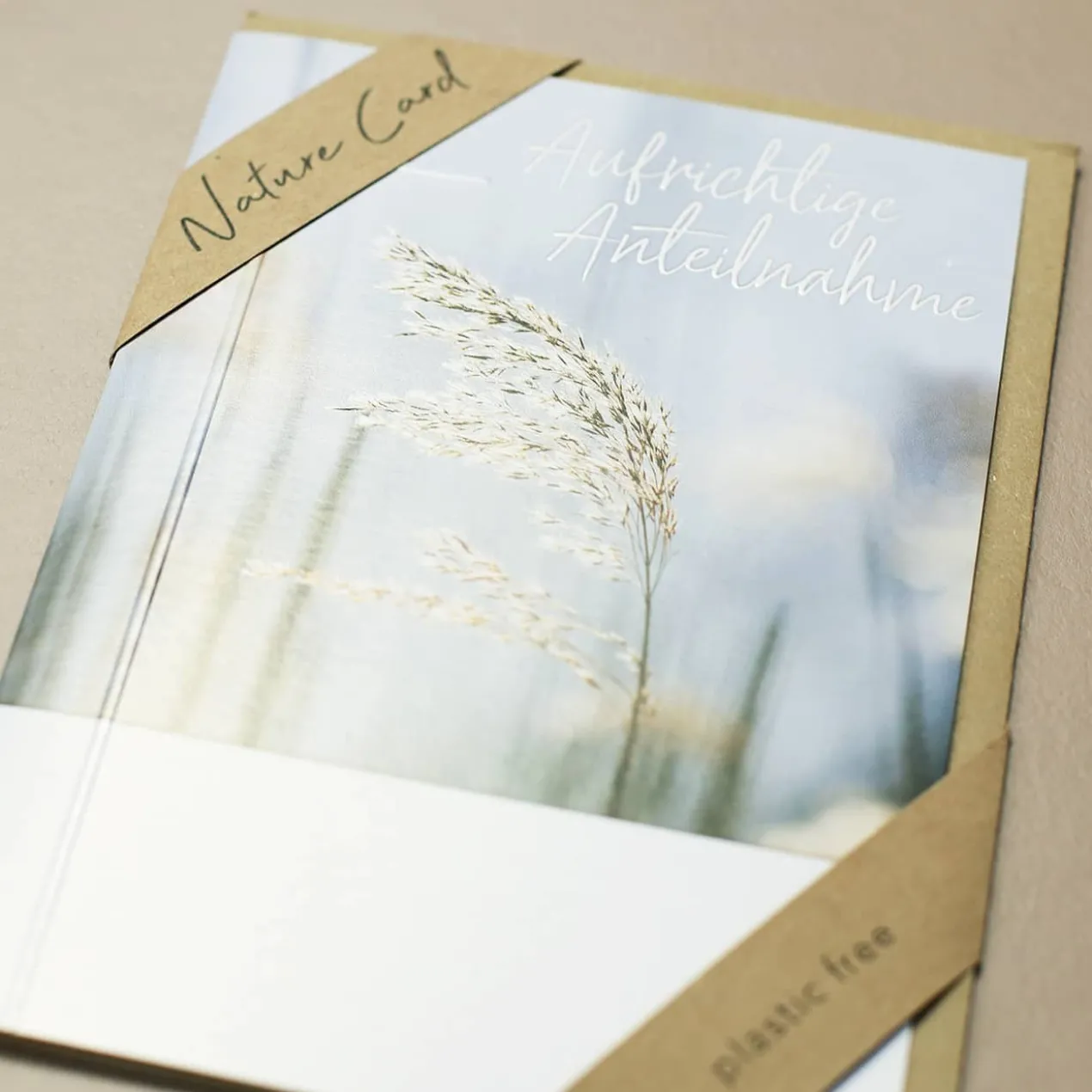 Karte - Aufrichtige Anteilnahme - Nature Card