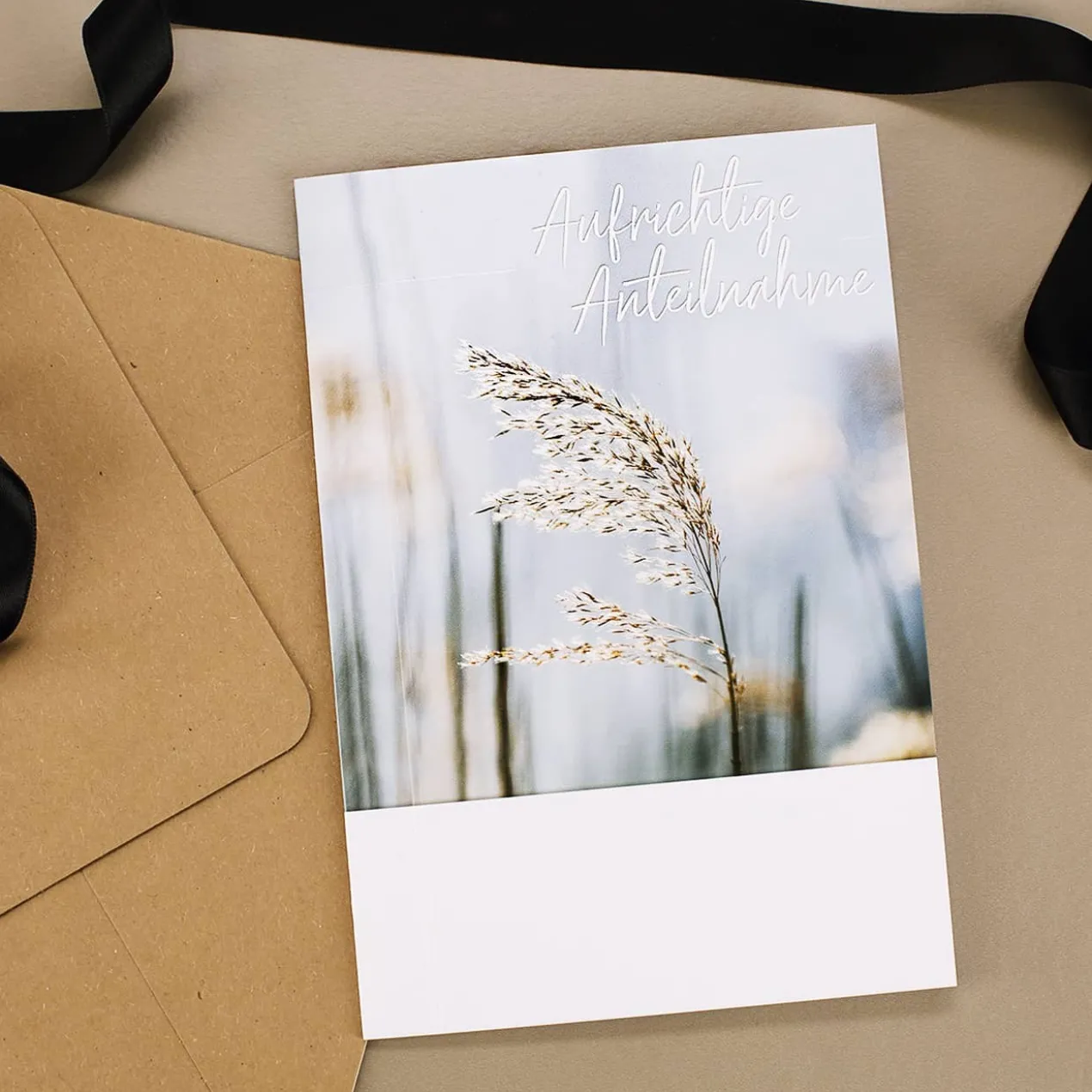 Karte - Aufrichtige Anteilnahme - Nature Card