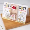 Karte mit Mausefalle zum 40. Geburtstag