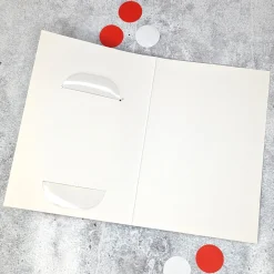 Karte zum Geburtstag mit Kerze in Verkehrszeichen-Design