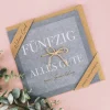Karte zum 50. Geburtstag - Nature Card