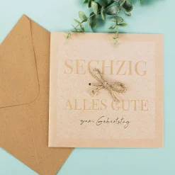 Karte zum 60. Geburtstag - Nature Card