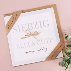 Karte zum 70. Geburtstag - Nature Card