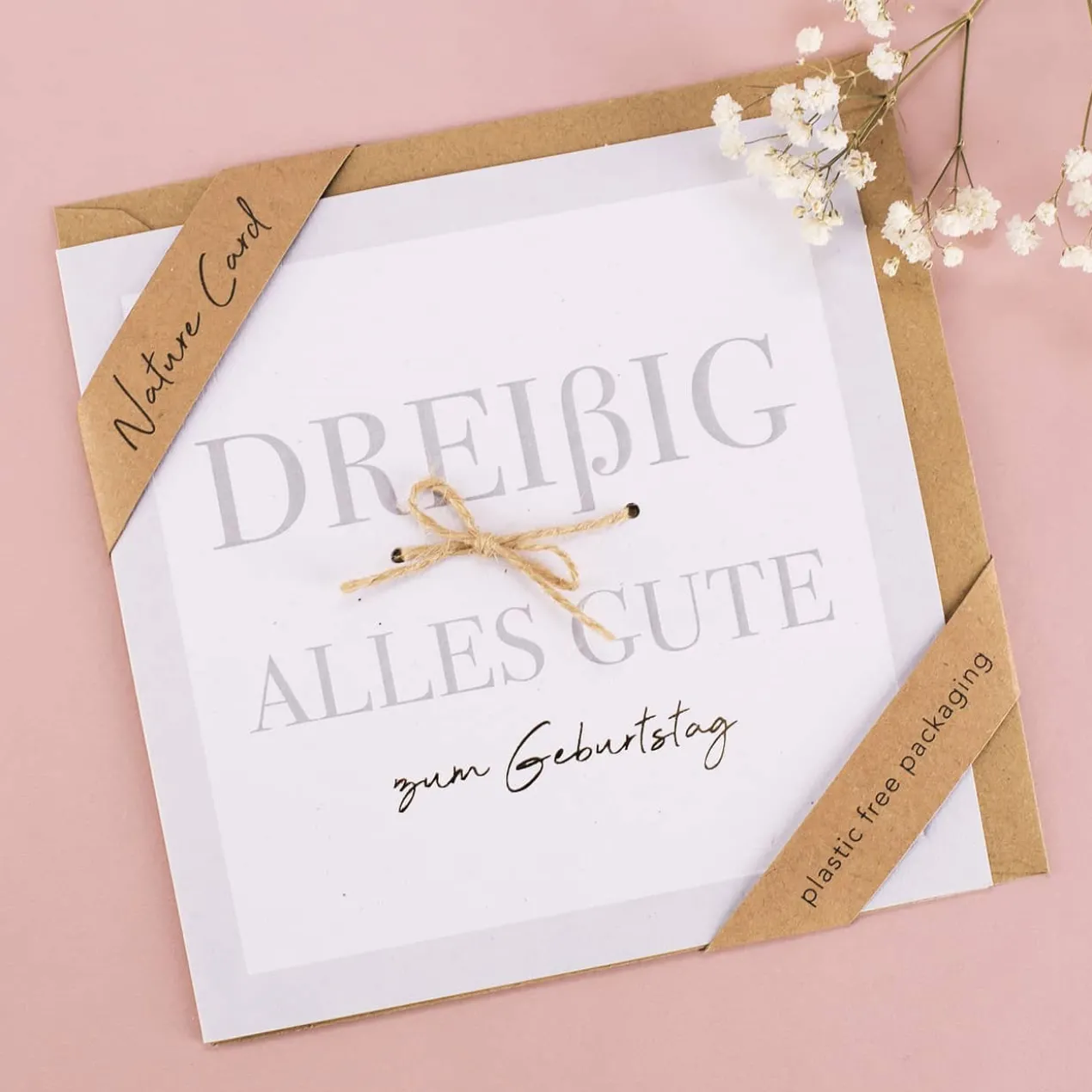 Karte zum 30. Geburtstag - Nature Card