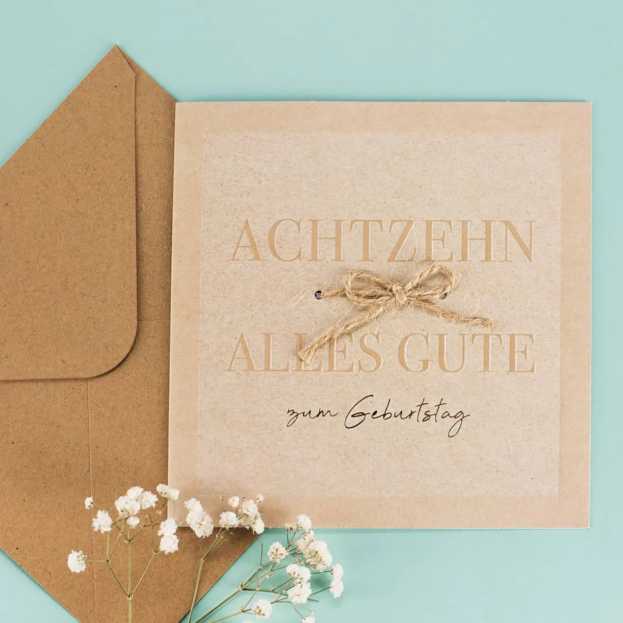 Karte zum 18. Geburtstag - Nature Card