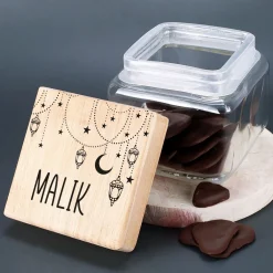 Keksdose / Vorratsglas „Orientalische Kette“ mit Wunschname für Ramadan & festliche Anlässe