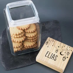 Keksdose / Vorratsglas „Orientalische Kette“ mit Wunschname für Ramadan & festliche Anlässe