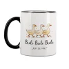 Keramiktasse mit Enten & Spruch 'Biele Biele Biele' | Lustige Meme-Tasse für TV- und Tierfreunde