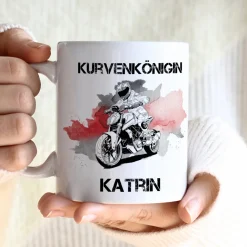Keramiktasse mit Naked Bike Motiven, personalisiert | Geschenk für Motorradfahrer & Biker