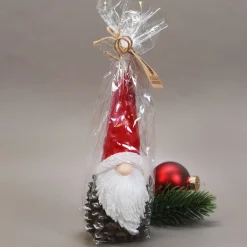 Kerze als Weihnachtswichtel in 2 Größen