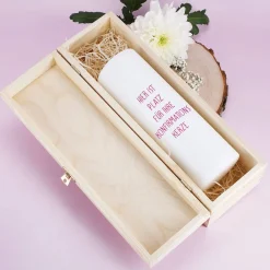 Kerzenbox zur Konfirmation - mit Name und Datum in drei Farben zur Auswahl
