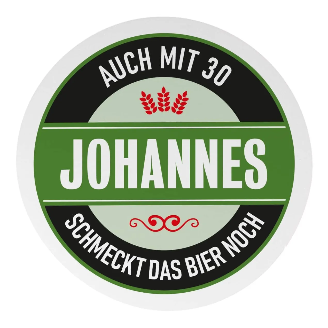 Kühlschrankmagnet zum Geburtstag - Das Bier schmeckt noch