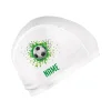 Kinderbadekappe mit Fußball-Motiv und Name bedruckt