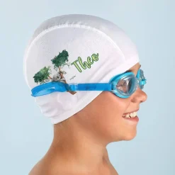 Kinderbadekappe mit Koala-Motiv und Name bedruckt