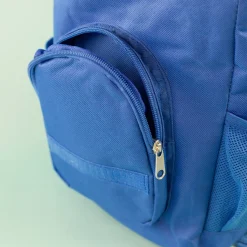 Kindergarten Rucksack in blau mit Sonne Motiv & Name personalisiert | Geschenk für Jungen & Mädchen