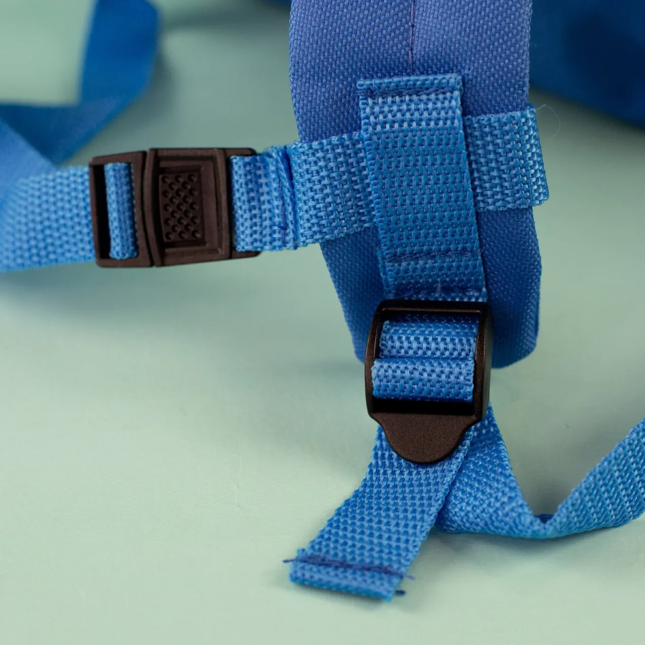 Kindergarten Rucksack in blau mit Sonne Motiv & Name personalisiert | Geschenk für Jungen & Mädchen