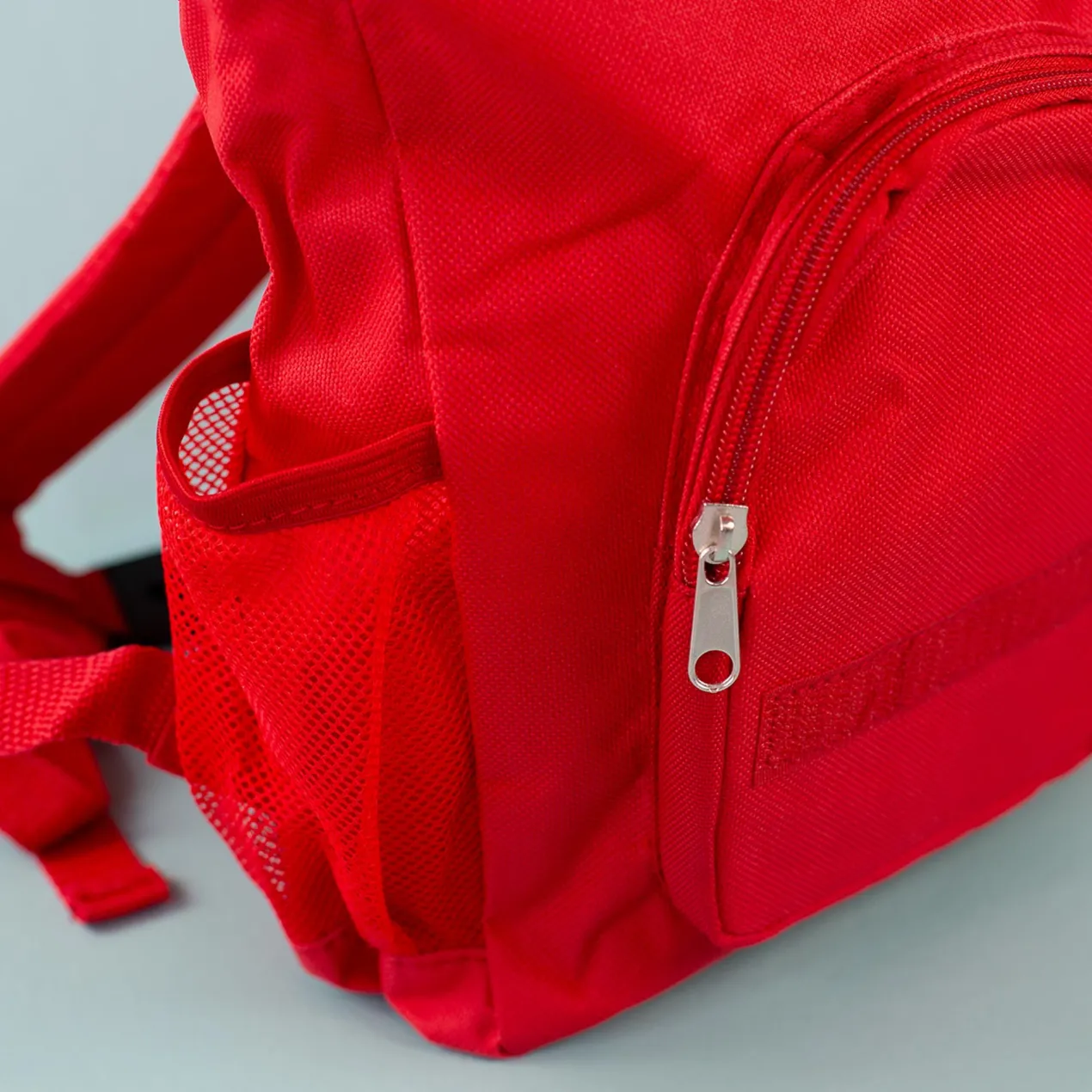 Kindergarten Rucksack in rot mit Gans Motiv & Name personalisiert | Geschenk für Mädchen zum Geburtstag