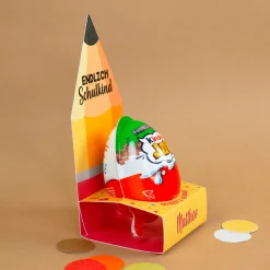 Kinder Joy in Geschenkverpackung personalisiert mit Name | Geschenk zur Einschulung