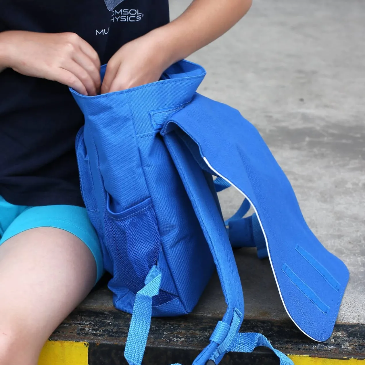 Kinderrucksack mit Name für kleine Fußballer
