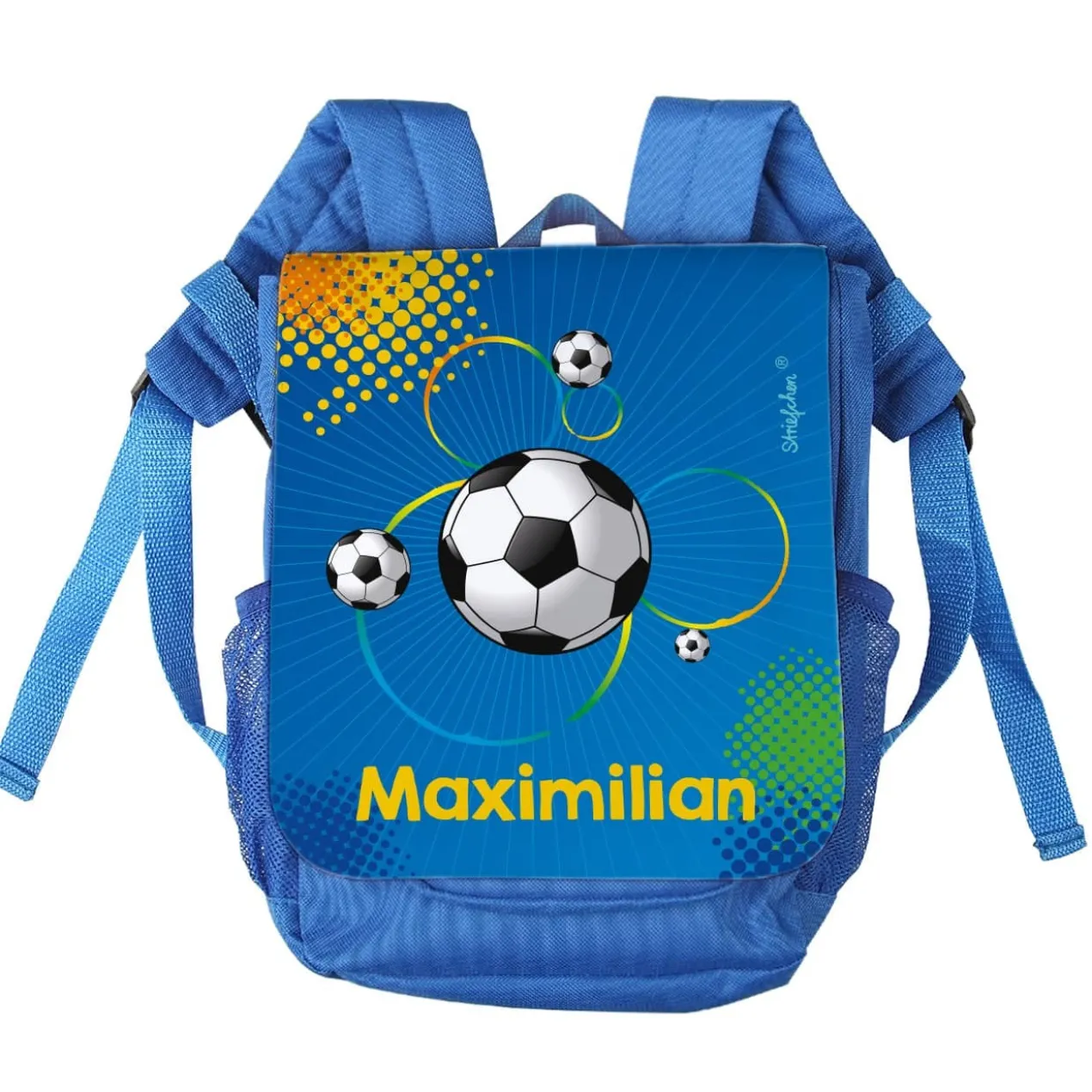 Kinderrucksack mit Name für kleine Fußballer