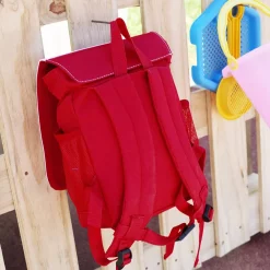 Kinderrucksack mit niedlicher Katze, Seifenblasen und Name oder Initialen