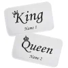 King & Queen - Badematten 2er Set mit Ihren Namen