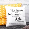 Kissen für die beste Freundin mit Wunschtext