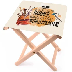 Klapphocker - Du bist nicht nur der Hammer - mit Wunschname